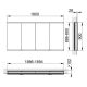 Зеркальный шкаф для ванны Keuco Royal Modular 800400191000000 190 см