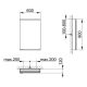 Зеркальный шкаф Keuco Royal Modular 800101032100000 60 см