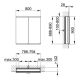 Зеркальный шкаф Keuco Royal Modular 800210081100000 80 см Зеркальный шкаф Keuco Royal Modular 800210081100000 80 см