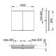 Зеркальный шкаф Keuco Royal Modular 800211101000000 100 см