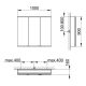 Зеркальный шкаф Keuco Royal Modular 800311101100300 100 см