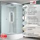 Душевая кабина Avacan C3010LED 100x100 см хром