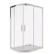 Душевое ограждение Good Door Cofe R-120-C-CH 120*80 профиль хром, стекло прозрачное