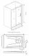 Душевое ограждение Good Door Cofe WTW-130-C-CH 130*190 профиль хром, стекло прозрачное