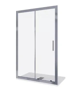 Душевое ограждение Good Door Cofe WTW-140-C-CH 140*190 профиль хром, стекло прозрачное