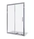 Душевое ограждение Good Door Cofe WTW-140-C-CH 140*190 профиль хром, стекло прозрачное