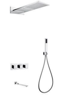Душевая система ABBER Daheim AF8253 с термостатом хром Душевая система ABBER Daheim AF8253 с термостатом хром