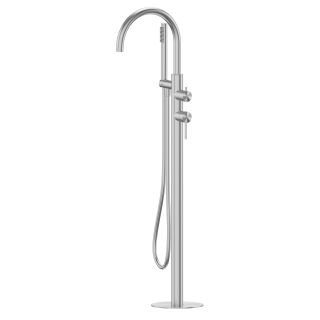 Напольный смеситель для ванны ABBER Wasser Kreis AF8115BST брашированная сталь