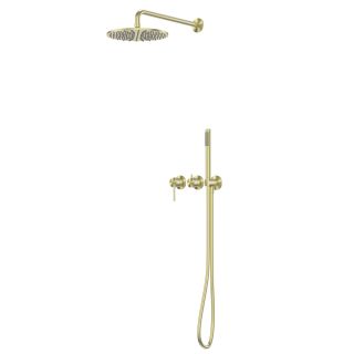 Душевой комплект ABBER Wasser Kreis 316 AF8118BG брашированное золото