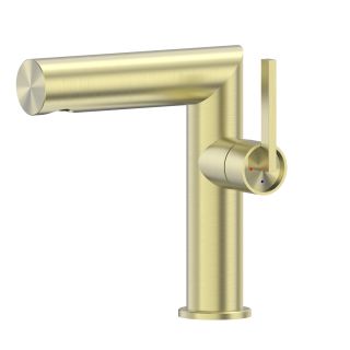 Смеситель для раковины ABBER Perfekte 316 AF8A10BG золото брашированное