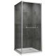 Душевой уголок ABBER Sonnenstrand AG0A100 100x100 см профиль хром стекло прозрачное