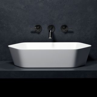 Раковина накладная ABBER Rechteck AC2223 61 см белый