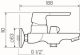 Смеситель для ванны с душем РМС SL123BL-009E хром