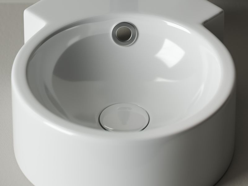 Подвесная раковина Ceramica Nova Element CN5019 31см белый