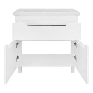 Тумба с раковиной Azario Kantri CS00097256 80 см белый глянец