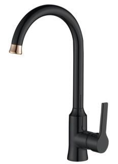 Смеситель для кухни Haiba HB70652-7 чёрный матовый Смеситель для кухни Haiba HB70652-7 чёрный матовый