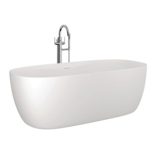 Ванна из искусственного камня Kludi Resa S 53BF0153 170x80 см белый матовый