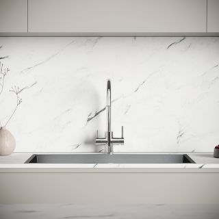 Смеситель для кухни Sancos Тапер (Taper) SC4012CH с краном для фильтра хром
