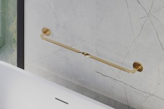 Полотенцедержатель ABBER Glanz AA1C52BG золото брашированное