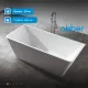 Ванна акриловая ABBER AB9212-1.7 170x80 см белый