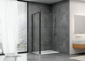 Душевая перегородка ABBER Schwarzer Diamant 90см чёрный AG90BS