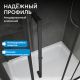 Душевой уголок ABBER Schwarzer Diamant AG02128BH 120x80см профиль чёрный стекло прозрачное