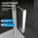 Душевой уголок ABBER Schwarzer Diamant AG01090 90x90 см профиль хром стекло прозрачное