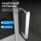 Душевая дверь ABBER Sonnenstrand AG04070M 70 см профиль хром стекло матовое