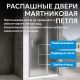 Душевая дверь ABBER Sonnenstrand AG04100MS 100 см профиль хром стекло матовое