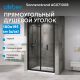 Душевая дверь ABBER Sonnenstrand AG07100B 100 см профиль чёрный стекло прозрачное