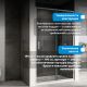 Душевая дверь ABBER Schwarzer Diamant AG301105 110 см профиль хром стекло прозрачное
