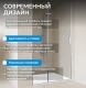 Душевая дверь ABBER Zart AG08100P 100 см профиль хром стекло прозрачное