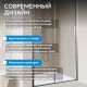 Душевая дверь ABBER Schwarzer Diamant AG301505 150 см профиль хром стекло прозрачное