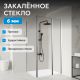 Душевой уголок ABBER Sonnenstrand AG04100S-S85 100x85 см профиль хром стекло прозрачное