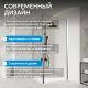 Душевой уголок ABBER Sonnenstrand AG04100-S85 100x85 см профиль хром стекло прозрачное
