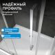 Душевой уголок ABBER Schwarzer Diamant AG30130H-S85-S85 130x85 см профиль хром стекло прозрачное
