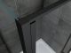 Душевой уголок ABBER Sonnenstrand AG04120BS-S85B 120x85 см профиль чёрный стекло прозрачное