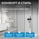 Душевой уголок ABBER Schwarzer Diamant AG30150H-S85-S85 150x85 см профиль хром стекло прозрачное