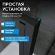 Душевой уголок ABBER Sonnenstrand AG04100BS-S85B 100x85 см профиль чёрный стекло прозрачное