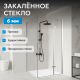 Душевой уголок ABBER Zart AG08100-S71 100x70 см профиль хром стекло прозрачное