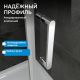 Душевой уголок ABBER Schwarzer Diamant AG01100 100x100см профиль хром стекло прозрачное
