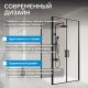 Душевой уголок ABBER Sonnenstrand AG04100BC-S85B 100x85 см профиль чёрный стекло прозрачное