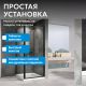 Душевой уголок ABBER Sonnenstrand AG04090B-S85B 90x85 см профиль чёрный стекло прозрачное