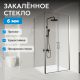 Душевой уголок ABBER Sonnenstrand AG04100C-S85 100x85 см профиль хром стекло прозрачное