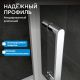 Душевой уголок ABBER Schwarzer Diamant AG04140S-S80 140x80 см профиль хром стекло прозрачное
