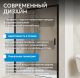Душевая дверь ABBER Komfort AG93170B 170 см профиль чёрный стекло прозрачное