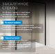 Душевая дверь ABBER Komfort AG93170B 170 см профиль чёрный стекло прозрачное