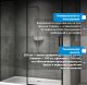 Душевая дверь ABBER Komfort AG93170B 170 см профиль чёрный стекло прозрачное