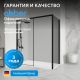 Душевой уголок ABBER Komfort AG93150B-S92B 150x90 см профиль чёрный стекло прозрачное