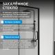 Душевой уголок ABBER Komfort AG93150B-S92B 150x90 см профиль чёрный стекло прозрачное